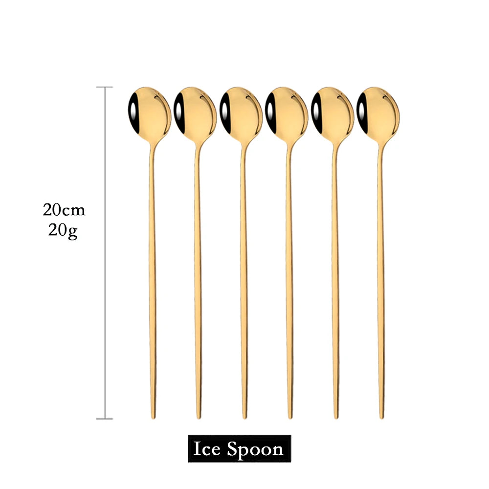 6Pcs Coffee Stirring Spoons