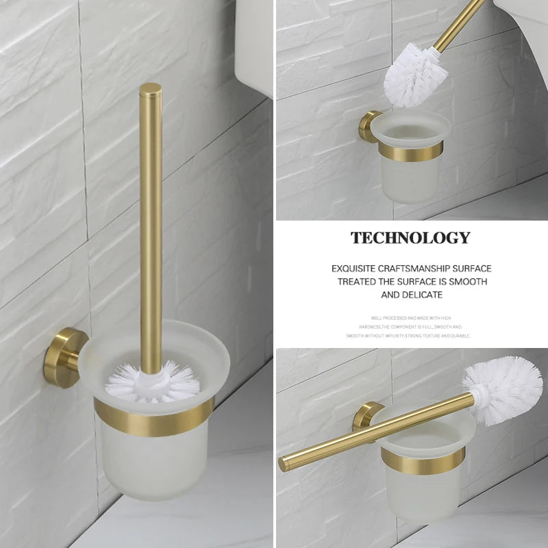 Brushed Gold Bathroom Accessories