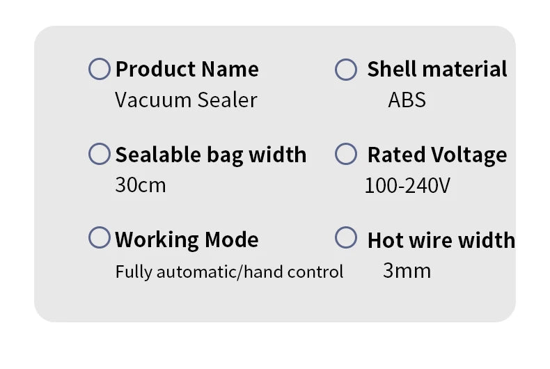 Electric Vacuum Sealer