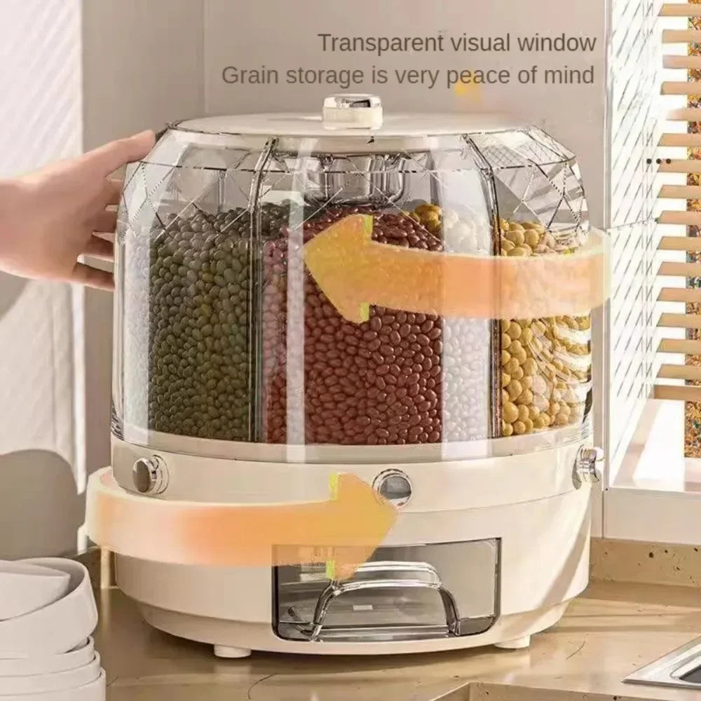 Kitchen Storage Box 360 Degree Rotating