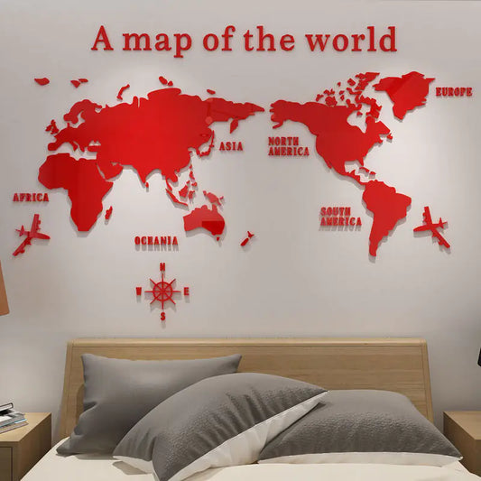 Creative Acrylic Wall Stickers for Kids' Room Decor