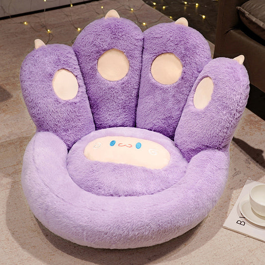Soft And Cute Cat Paw Futon Thickened Semi-enclosed Cushion