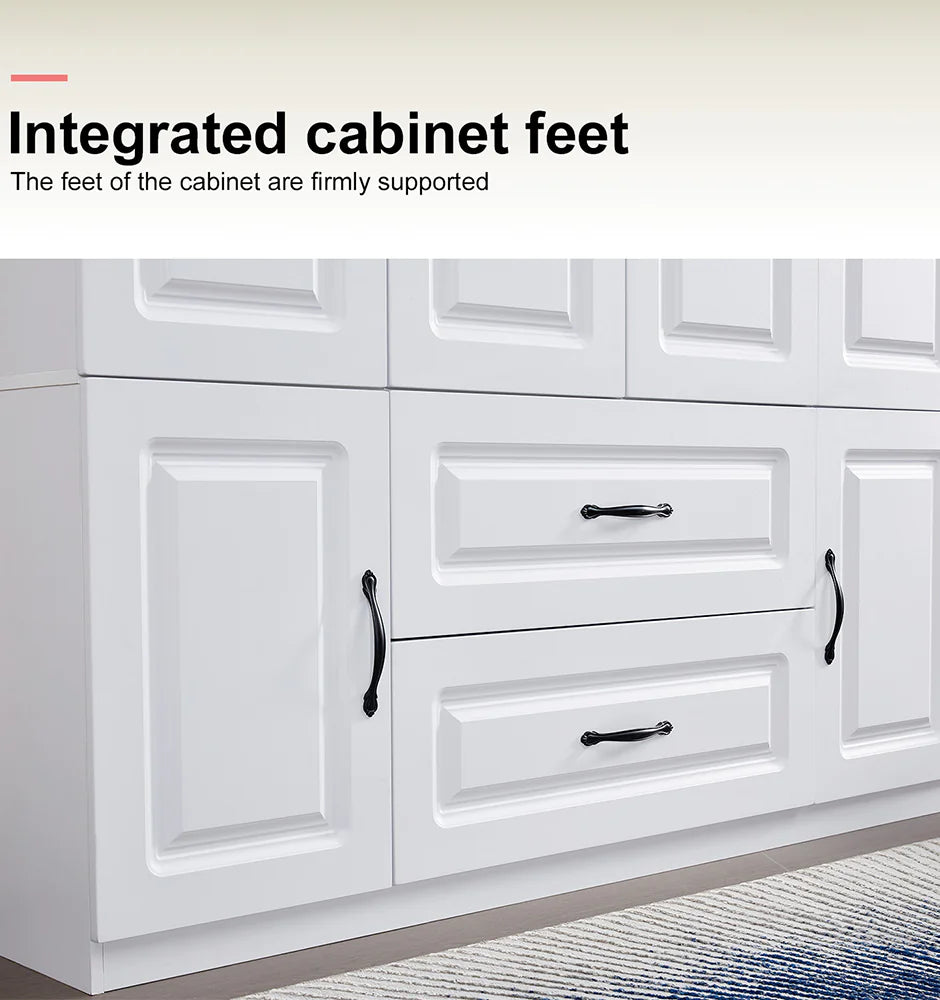 Elegant Wood Clothes Armoire