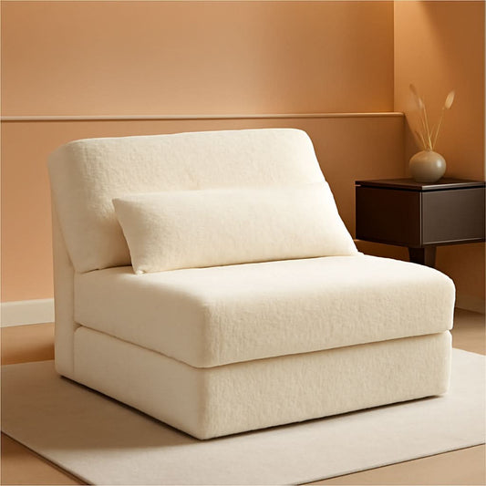 Multifunctioneel Eenpersoons slaapbank Beige