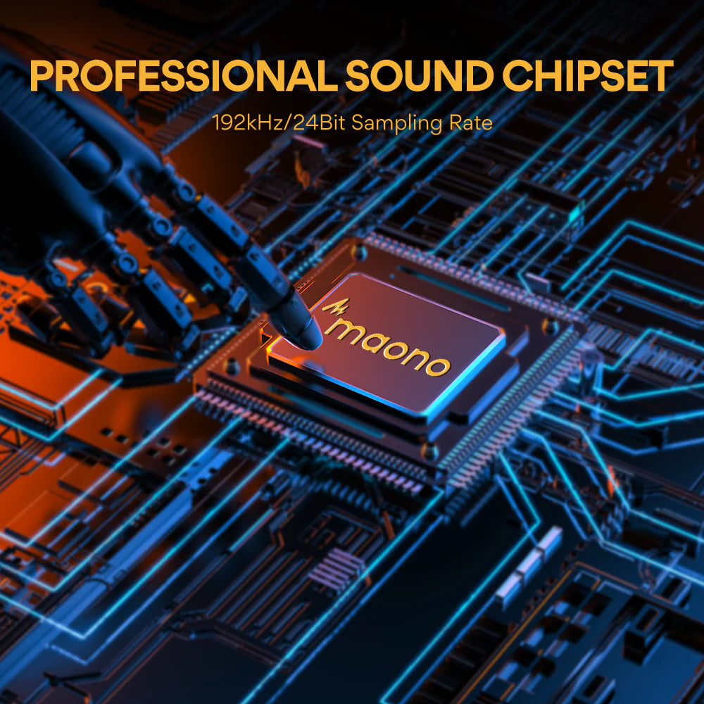 Gaming USB Desktop Condenser Microphone for Streaming