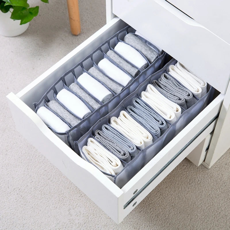 Foldable drawer home organization