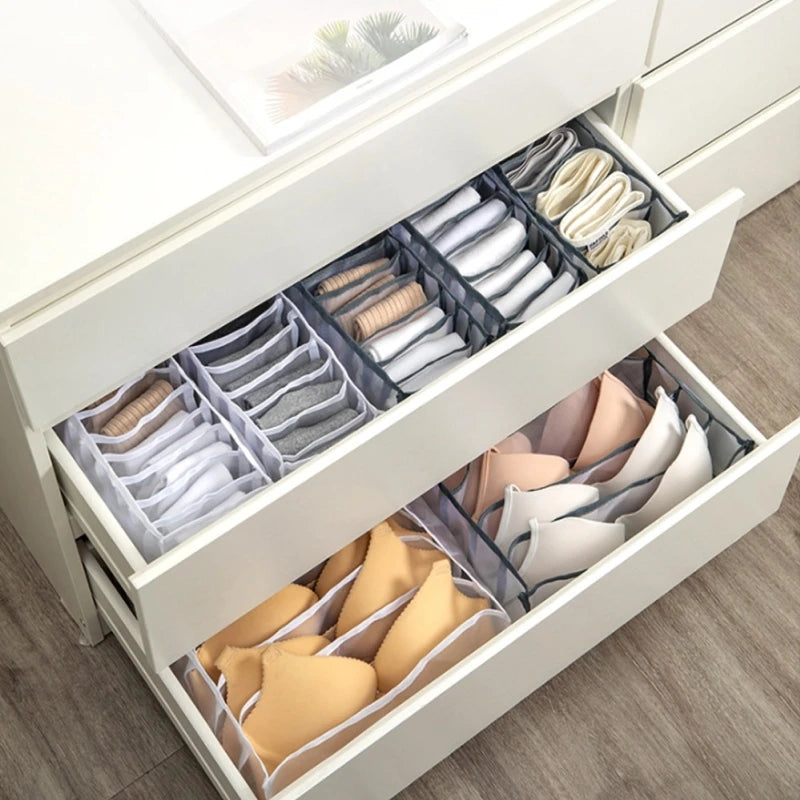 Foldable drawer home organization