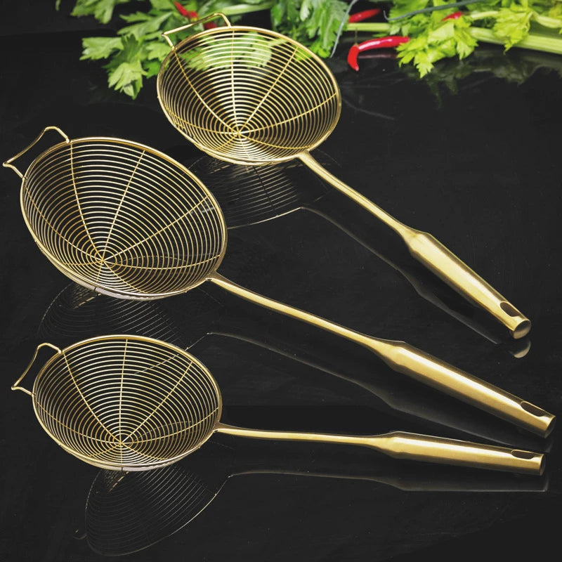 Golden Stainless Steel Skimmer