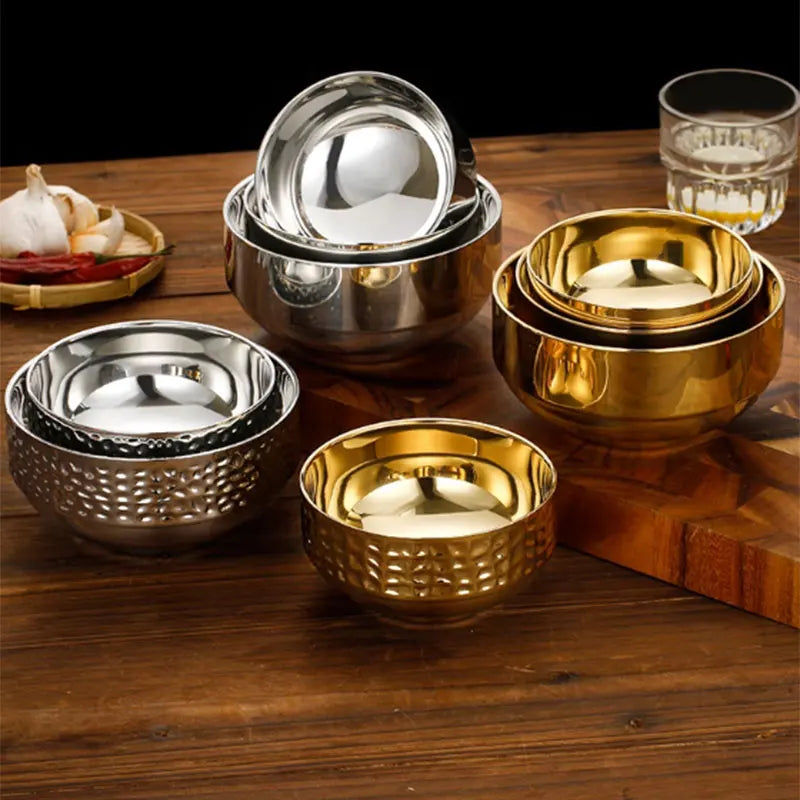 Stainless Steel Double Layer Bowls