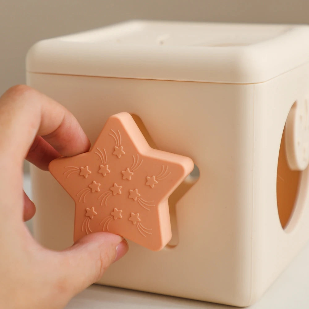 Montessori  Silicone Baby Toys Drawer Box