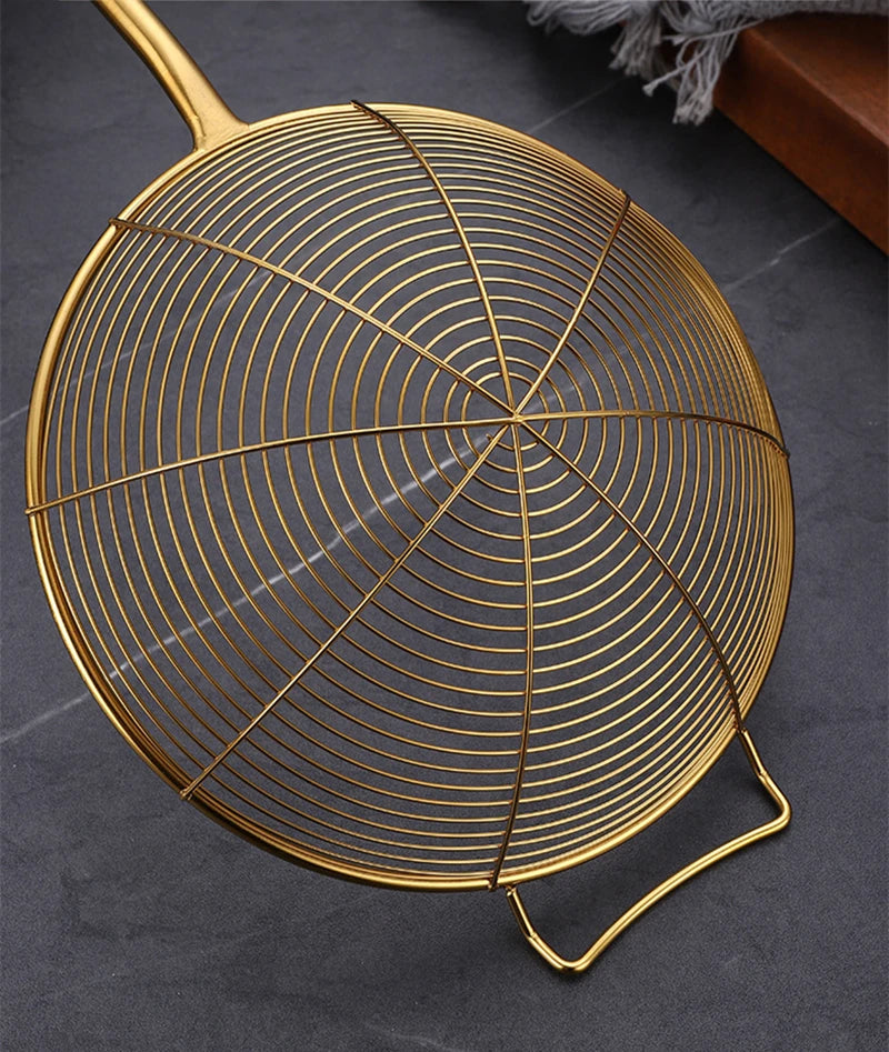 Golden Stainless Steel Skimmer