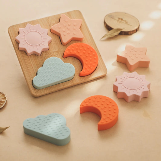 1 set Montessori Wooden Blocks