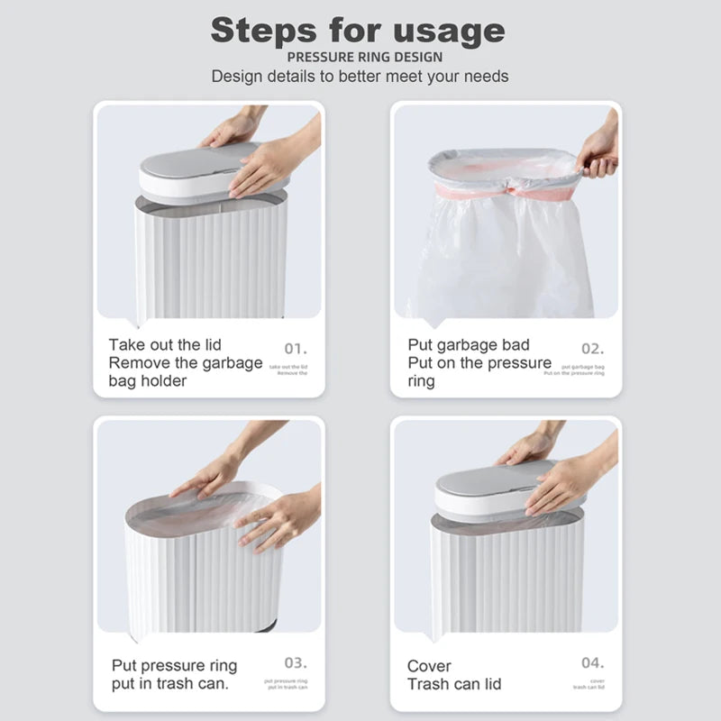 7/9L Automatic Sensor Trash Can