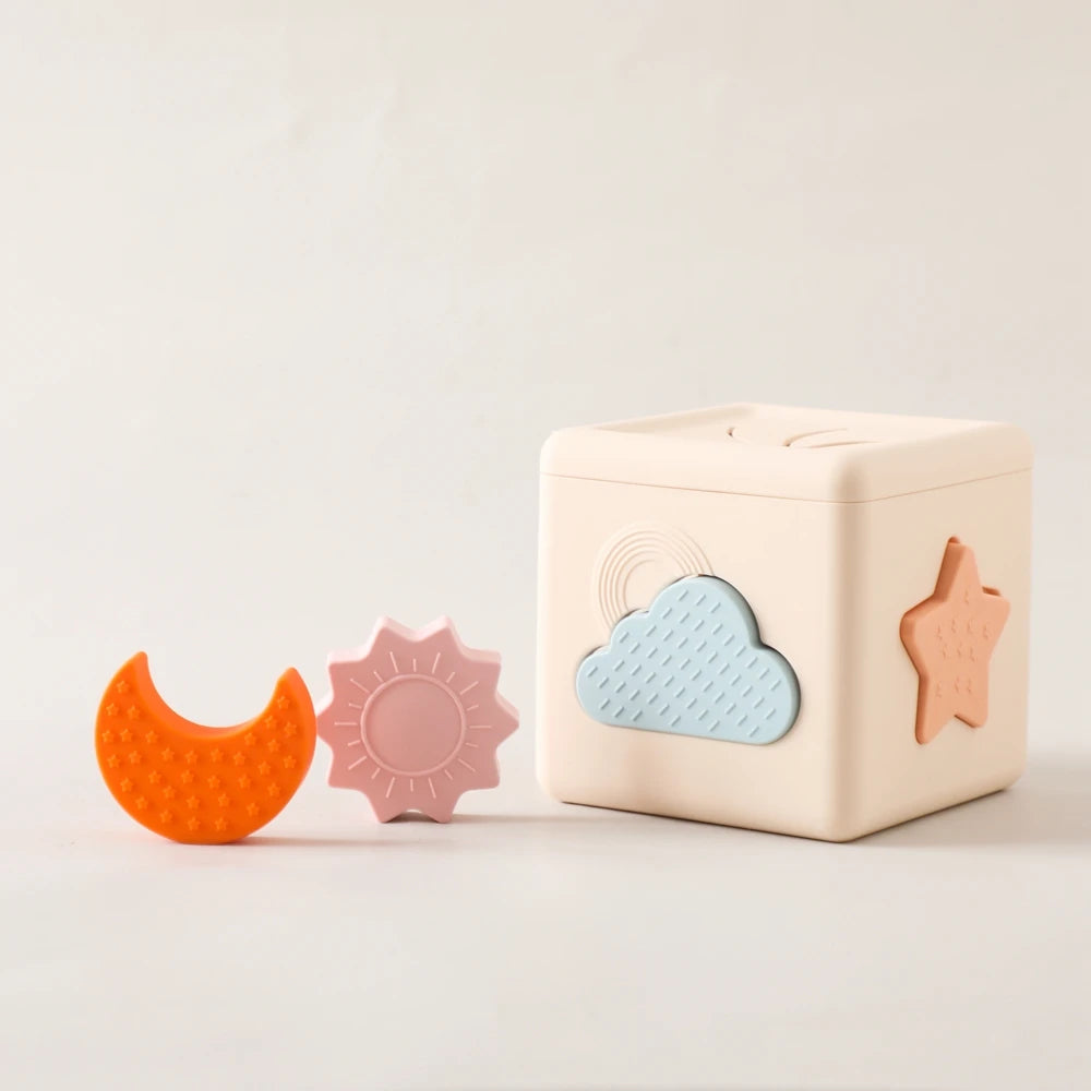 Montessori  Silicone Baby Toys Drawer Box