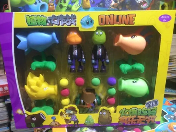 Plants vs Zombies Complete Toy Set with Figurines