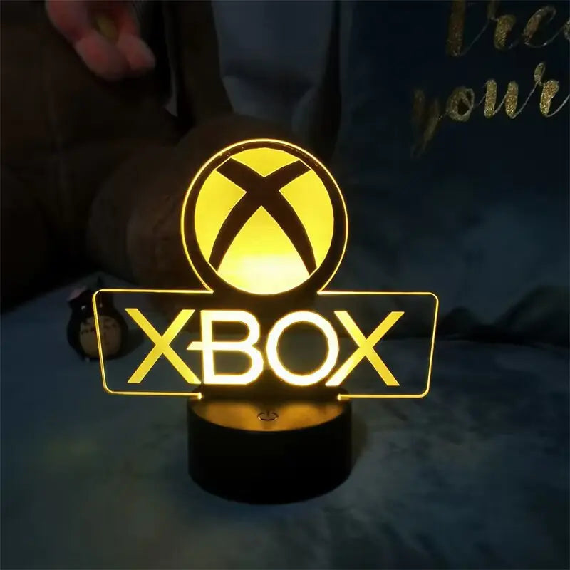 3D Visual Gaming Night Light with Controller Design